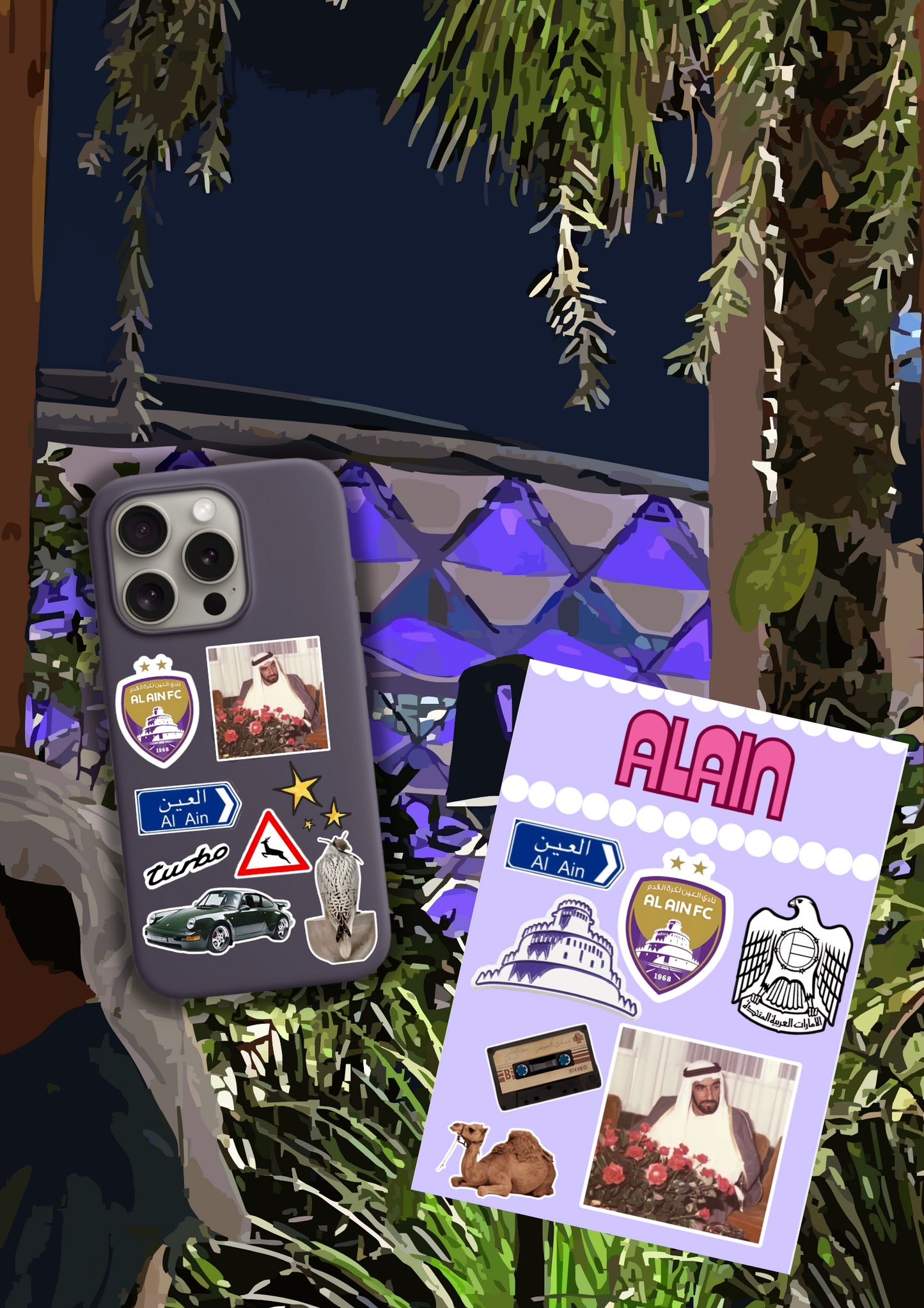 Alain Sticker Sheet