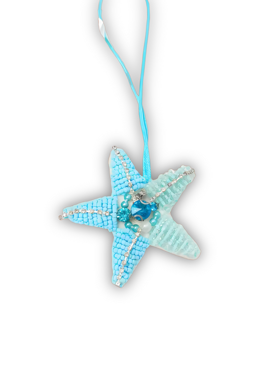 Blue Starfish Charm