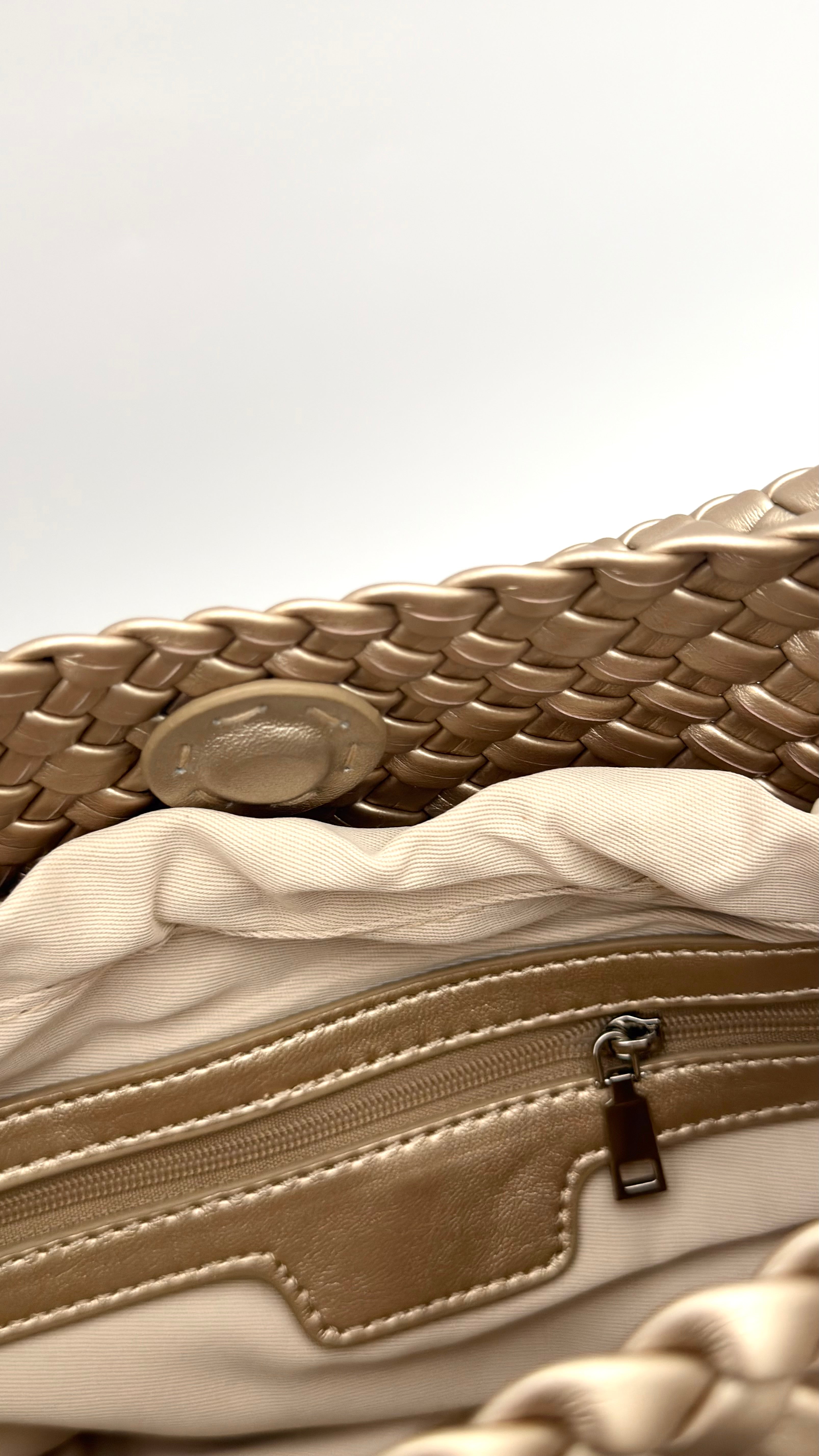 The Weave Medium Metallic Bronze