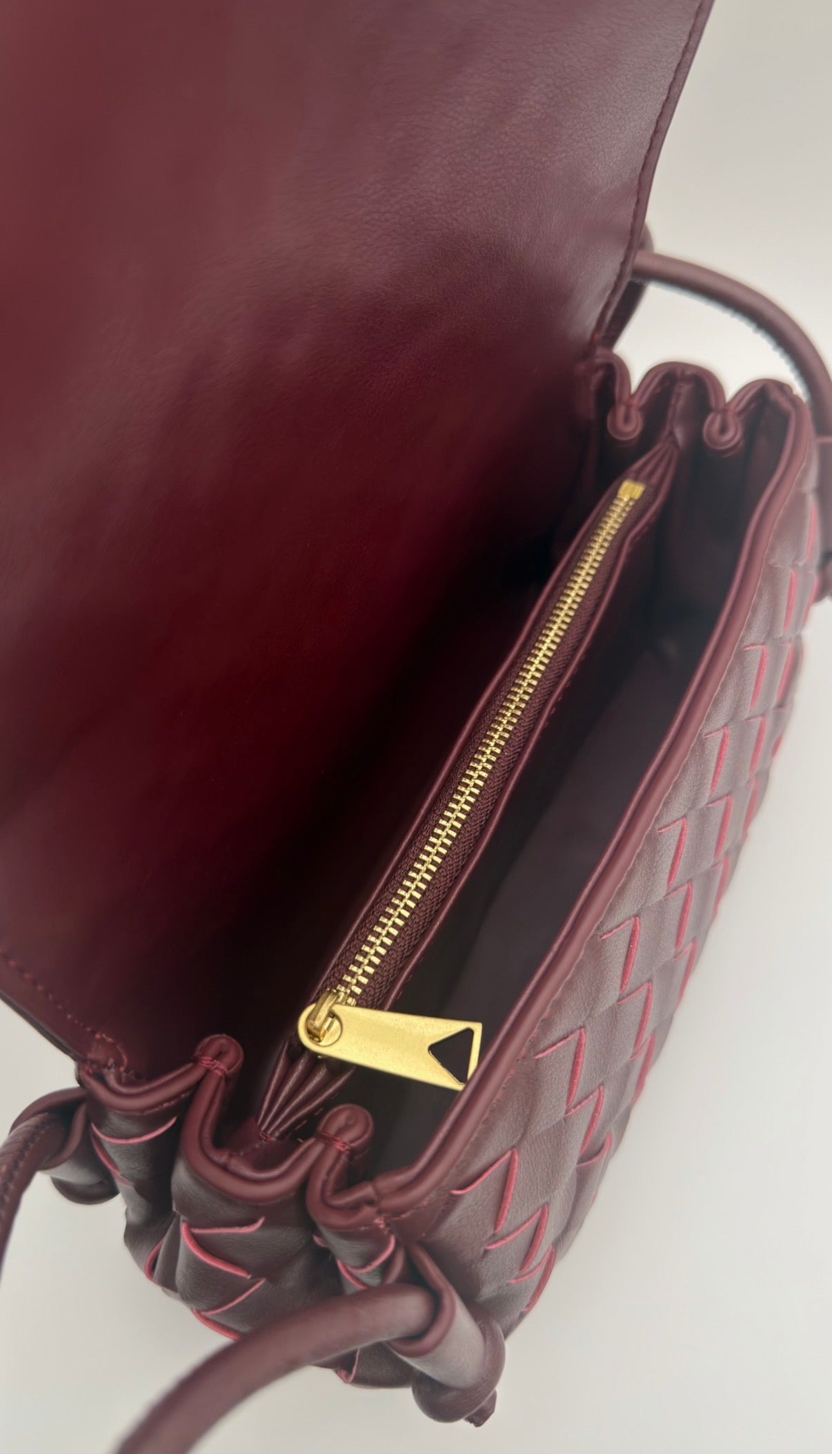 Seren Classic Flap Bag Garnet