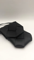 Seren Flap Phone Pouch Black x Taupe