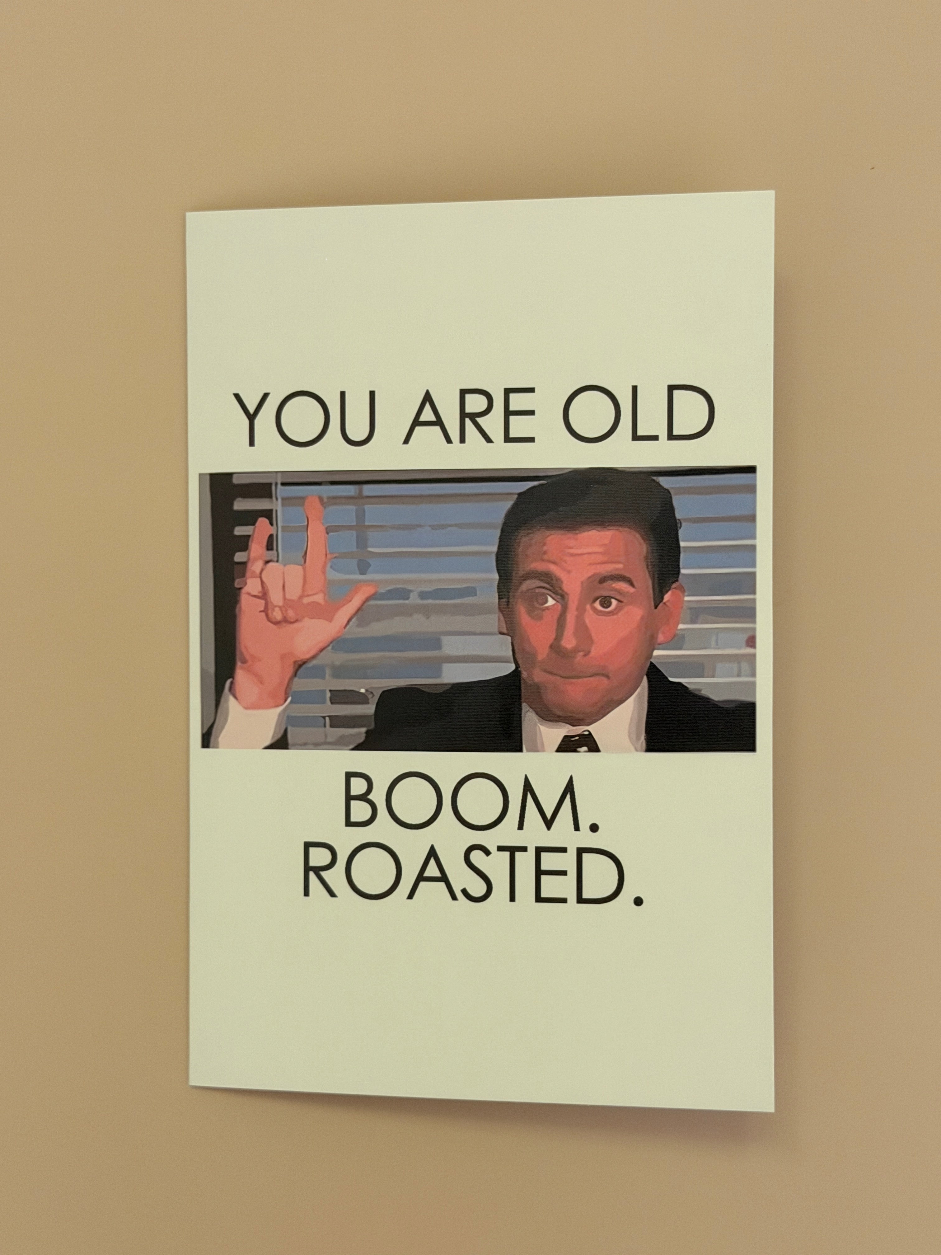 Fold message card #3