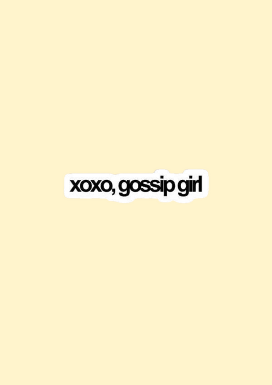 xoxo, gossip girl
