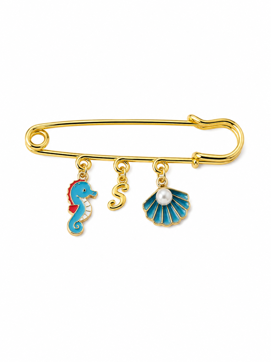 Turquoise Seaside Charm Pin