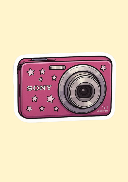 Pink Sony Digital Camera