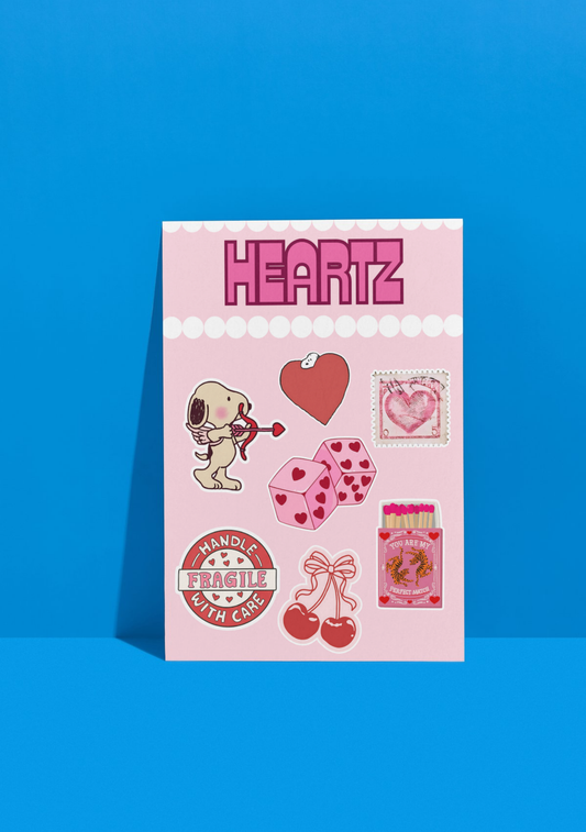 Heartz Sticker Sheet