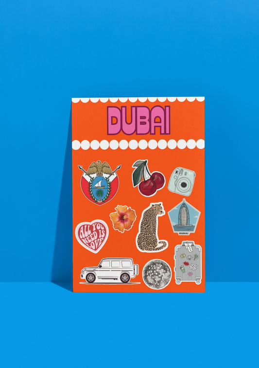 Dubai Sticker Sheet