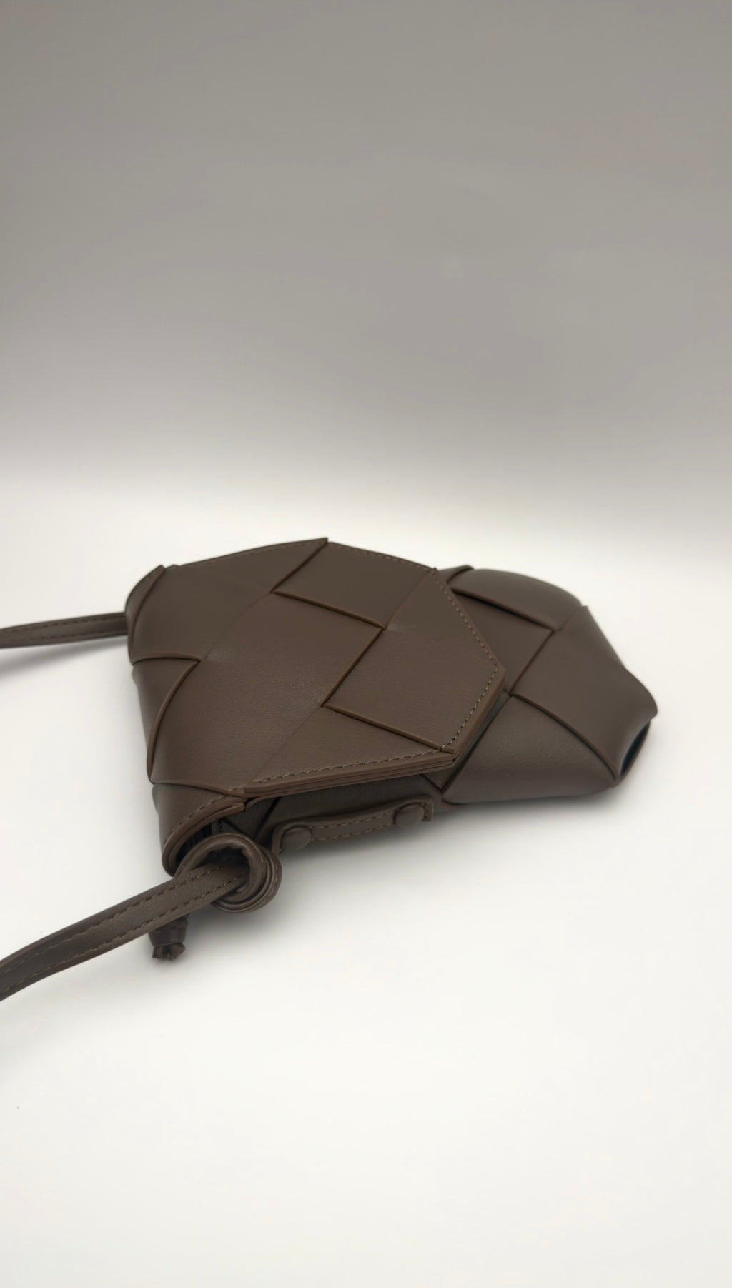 Seren Flap Phone Pouch Taupe x Black