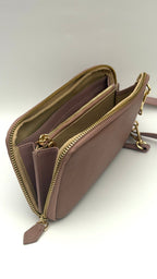 The Essential Wallet on Chain Dusty Pink