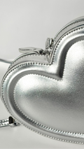 Metallic Silver heart