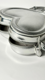 Metallic Silver heart