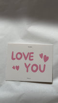 Love You Message Card
