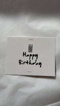 Happy Birthday candles Message Card