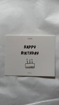 Happy Birthday cake Message Card
