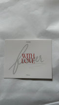 WITH LOVE Forever Message Card
