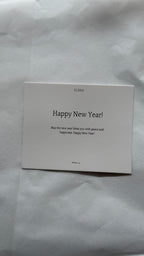 Happy New Year Message Card