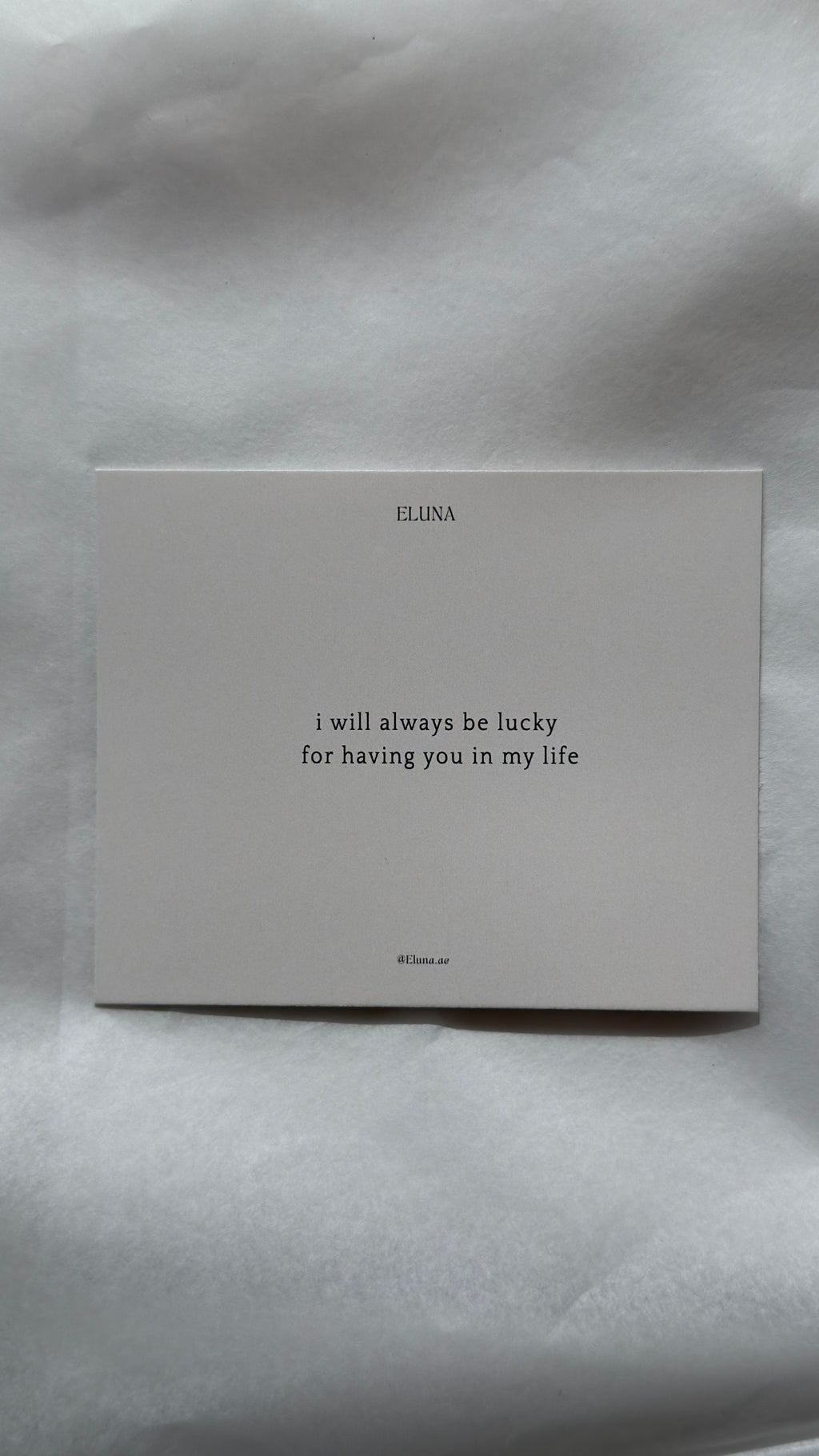 Qoute Message Card