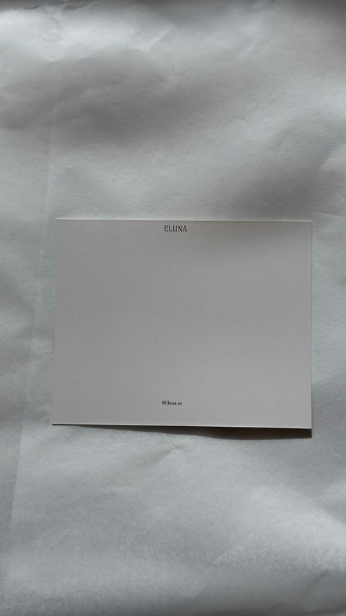 Blank Message Card