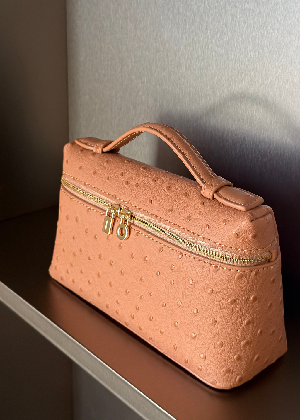 Aloura Ostrich Burnt Orange
