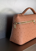 Aloura Ostrich Burnt Orange