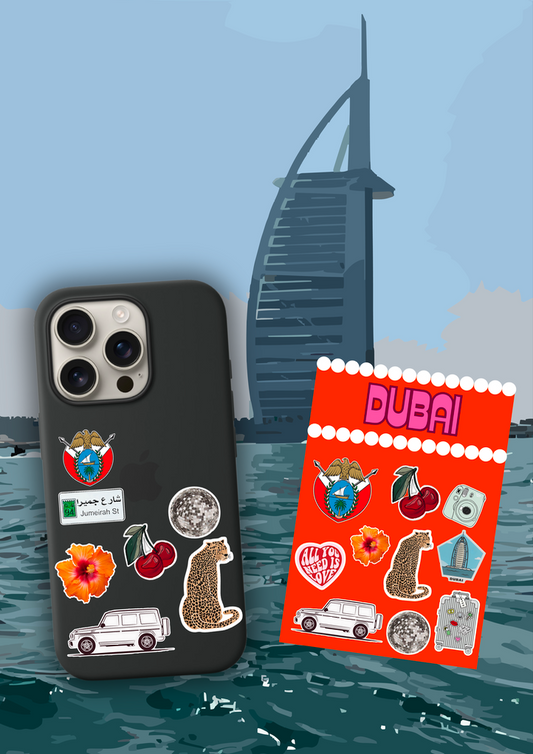 Dubai Sticker Sheet