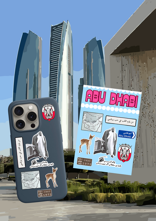 Abu Dhabi Sticker Sheet