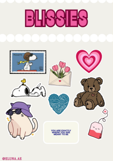 Blissies Sticker Sheet