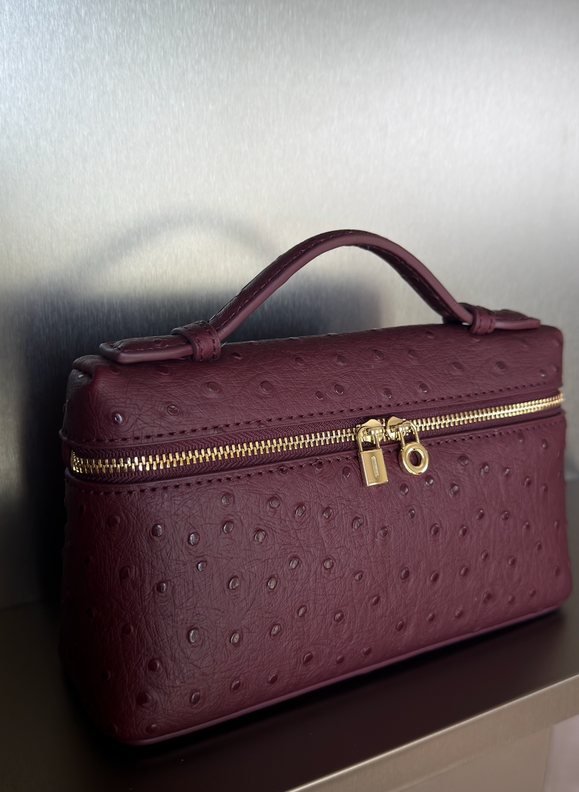 Aloura Ostrich Burgundy