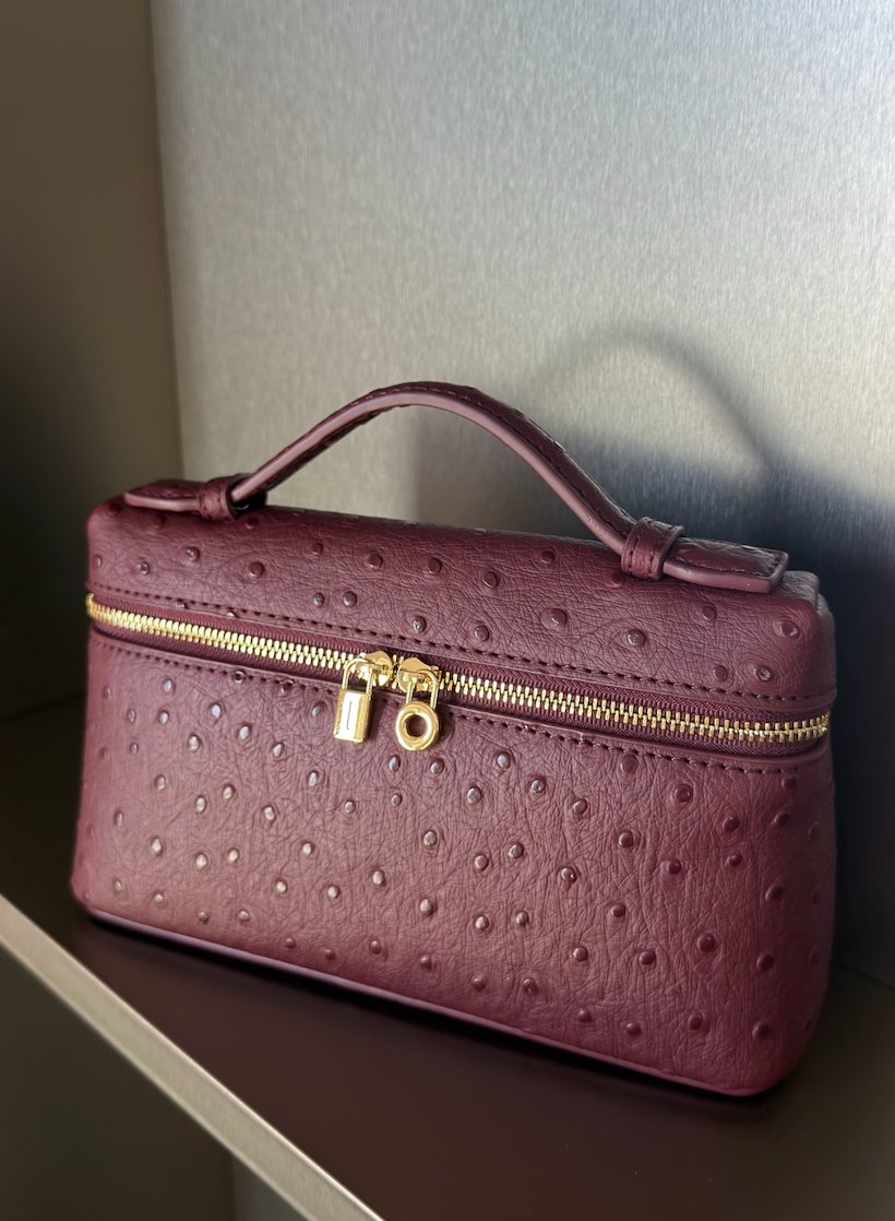 Aloura Ostrich Burgundy