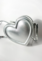 Metallic Silver heart