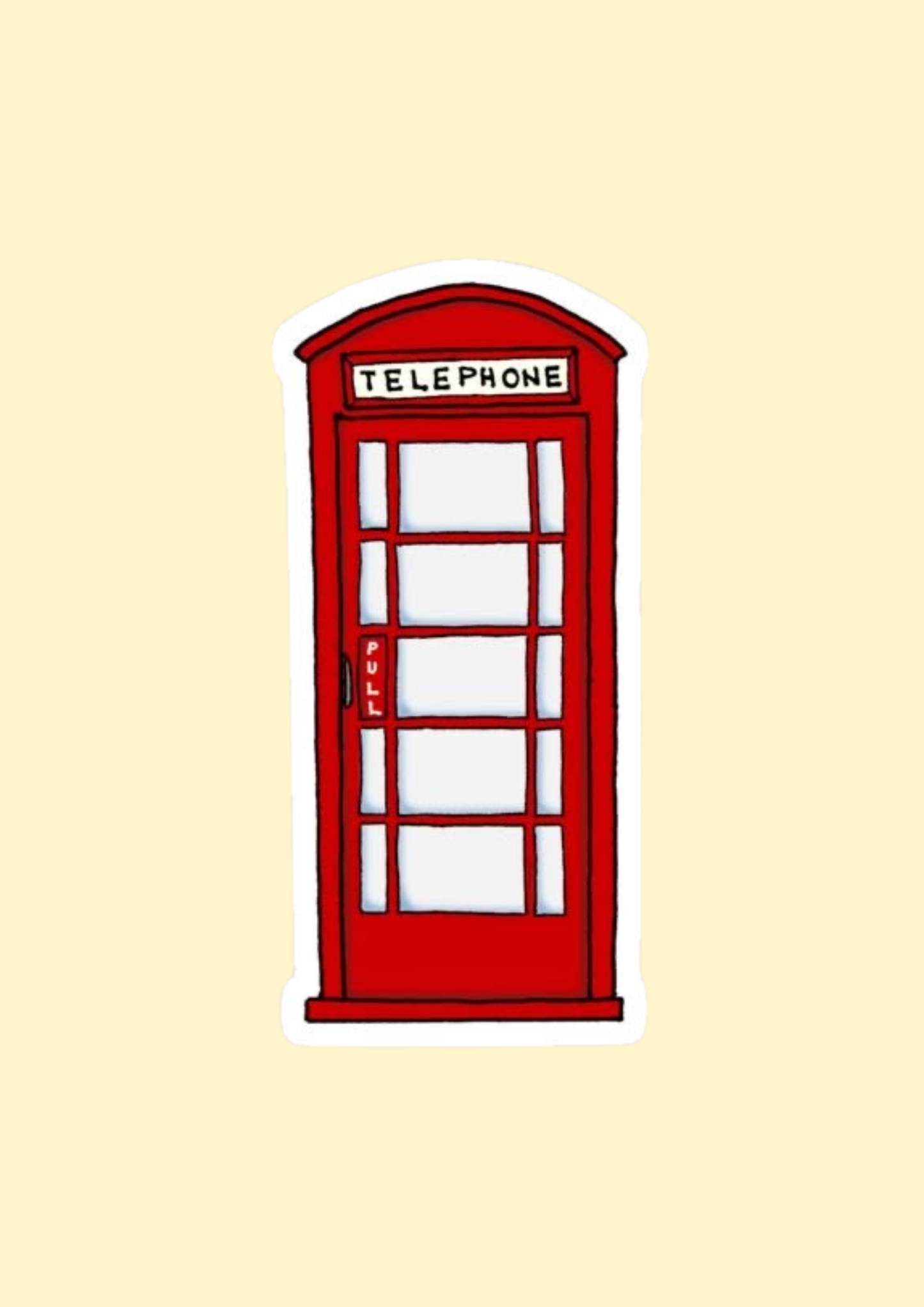K6 telephone red