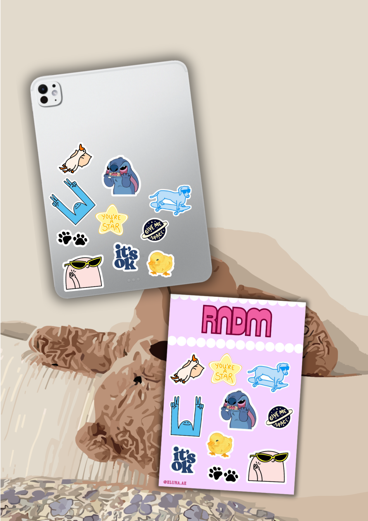 RNDM Sticker Sheet