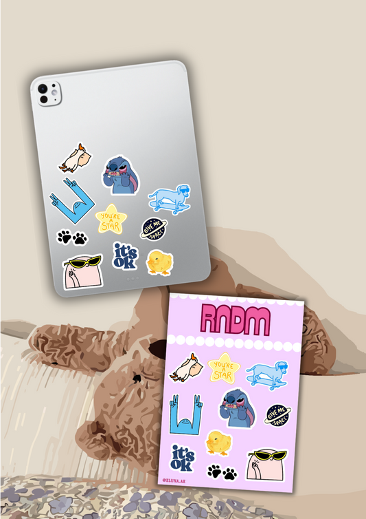 RNDM Sticker Sheet