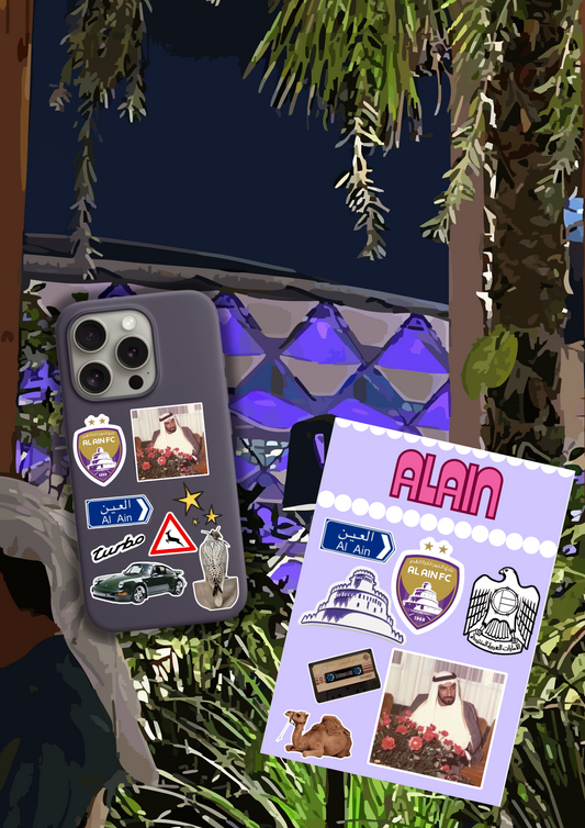 Alain Sticker Sheet