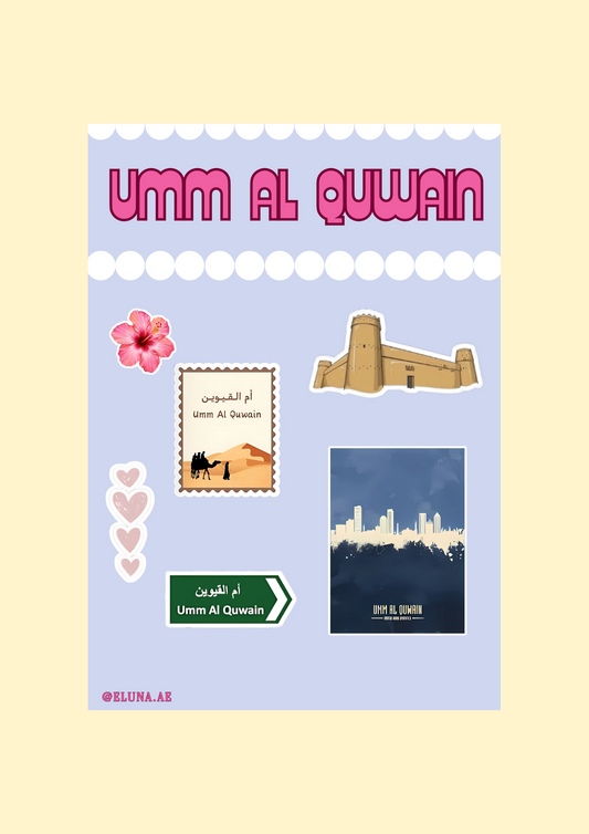 Umm AlQuwain Sticker Sheet