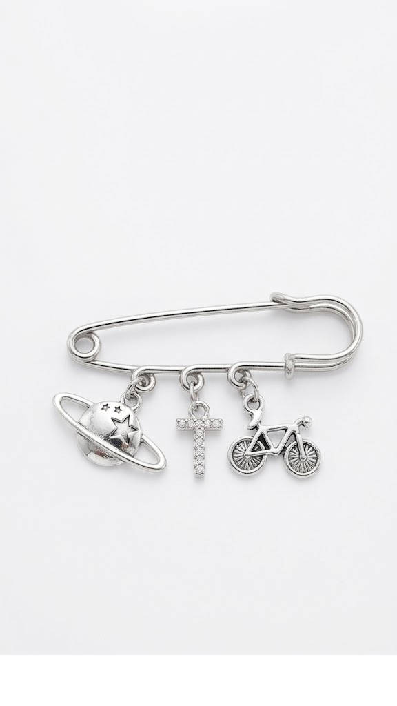 Ride the Stars Charm Pin