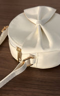 Little Ivory Round Bow